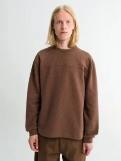 Waffle T-Shirt i Brun