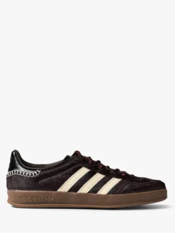 Wales Bonner Gazelle Pony Sneakers i Aurora Coffee, Wonder White og Core Black