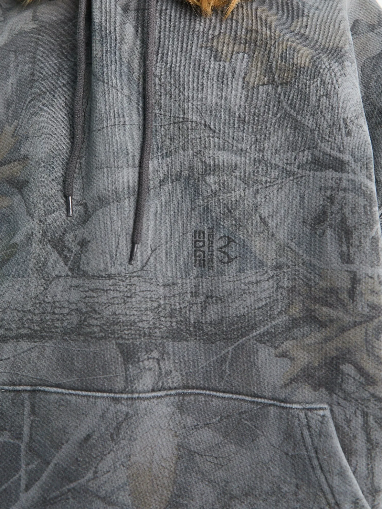 Washed Realtree Hoodie i Ash