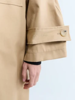 Water Resistant Frakke i Beige