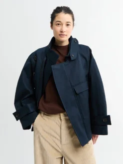 Water Resistant Jakke i Navy