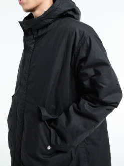 Waxed Parka jakke i Sort