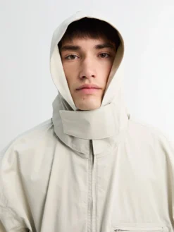 Windbreaker i Lysegrå Dragt