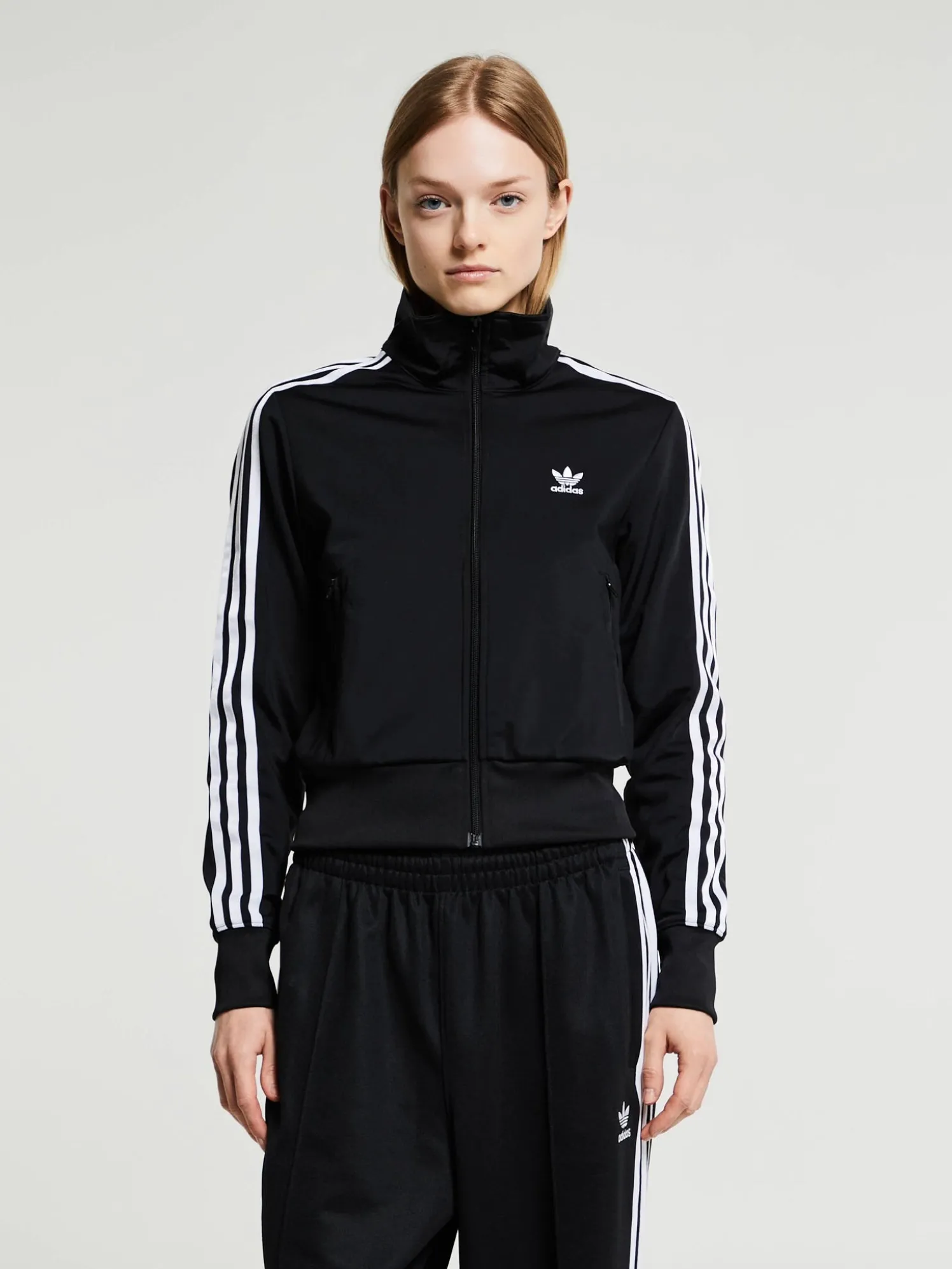 Women's Adicolor Classics Firebird Track Top i Sort