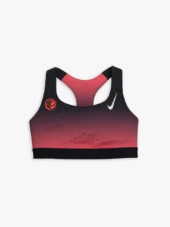 Women's Swift HS Bra NRG i Sort, Bright Crimson og Metallic Sølv