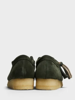 Women's Wallabee Sko i Forest Green Suede