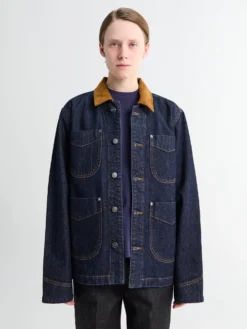 Wyatt Jacket med fløjls krave i Benson