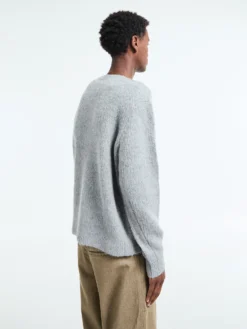 Yak Sweater i Grå Melange